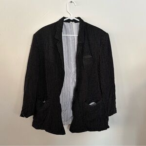 Black and White Blazer